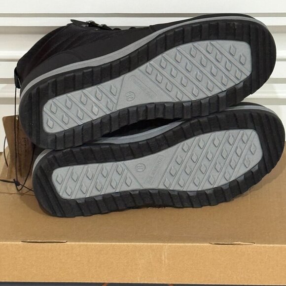 Weatherproof Vintage Steven Black Griffin Lace-Up Boots Durable Rubber Sole 10 - Picture 5 of 11